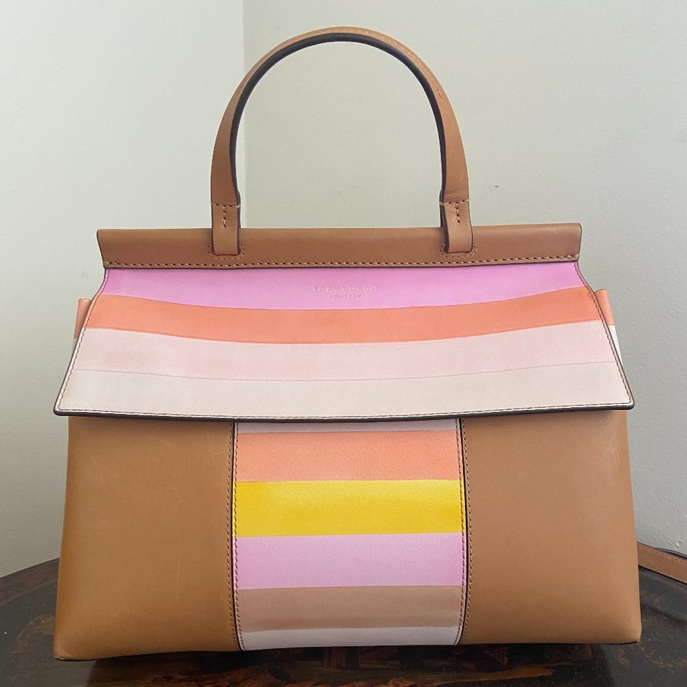 Tory Burch Block T Degrade Satchel